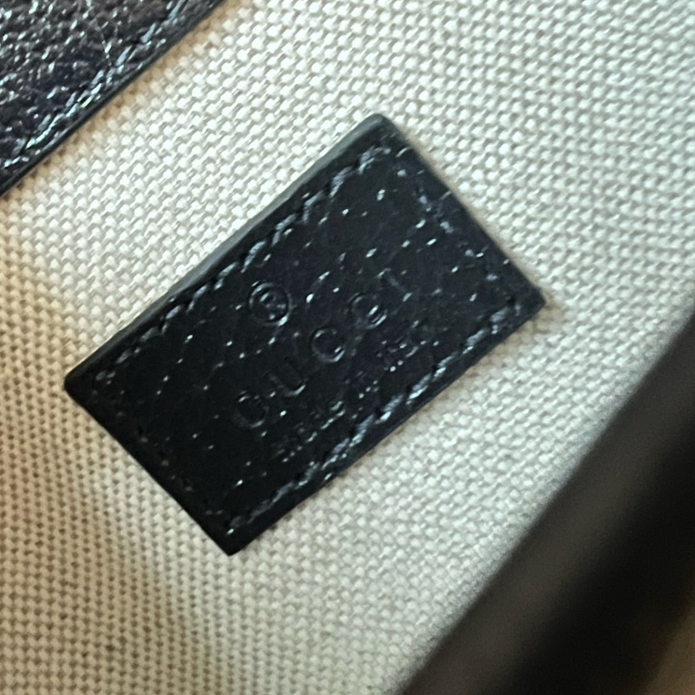 New GUCCI Ophidia GG Supreme Monogram Web Belt crossbody Bag 100/40 Bei… - Picture 12 of 13